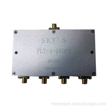 Power Splitters, 4 ways, 800-2,500MHz